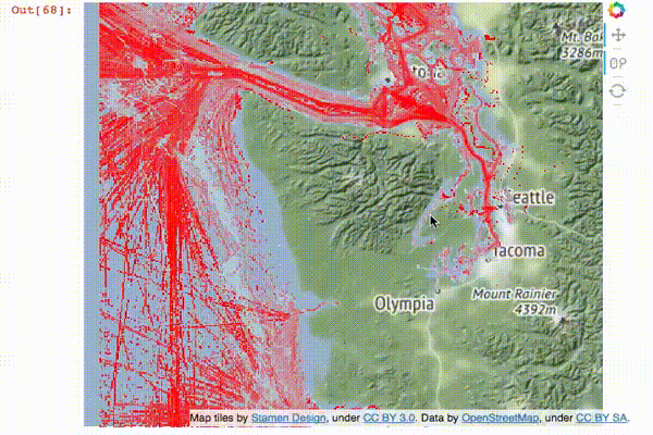 Example of Datashading